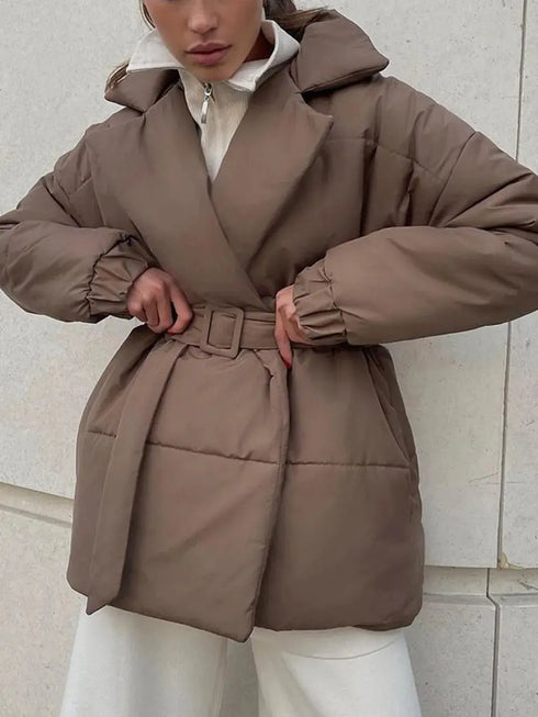 'Reverie' Quilted Puffer Jacket - Celes Fashion